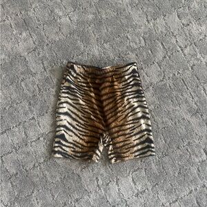Tiger Print Shorts